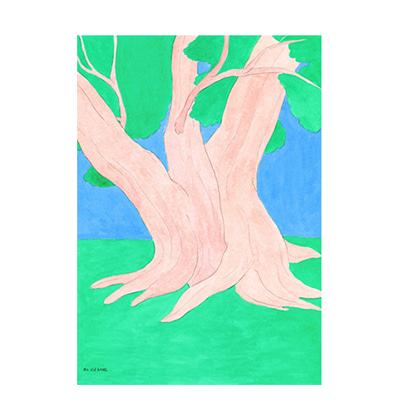 키미앤일이 그림액자 오래된 나무 KIMIAND12