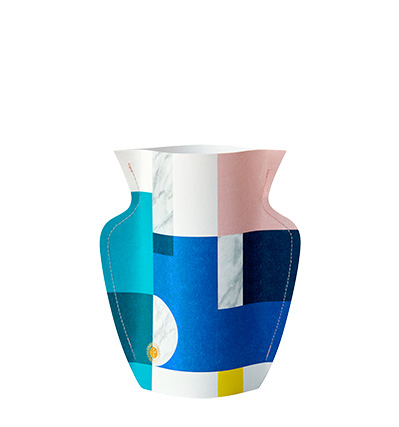 옥타에보 페이퍼베이스 미니 플로레로 Octaevo Paper Flower Vase -- Mini Scala