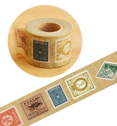 마스킹테이프 빈티지 스탬프 Mastking Tape Vintage Stamp
