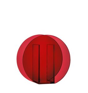앤클레버링 서클 베이스 레드 &amp;KLEVERING Vase Circle dark red 유리화병