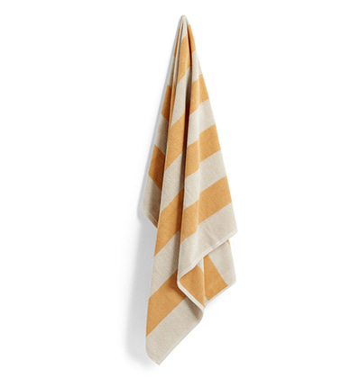헤이 프로테 스트라이프 바스 타올 HAY Frotte Stripe Bath Towel Warm Yellow 150*100