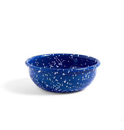 헤이 애나멜 보울 스펙클 블루 HAY Enamel Bowl Medium Speckle Blue