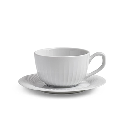 케흘러 하머소이 컵앤소서 화이트 Kahler Hammershoi Coffee cup with matching saucer White 커피잔