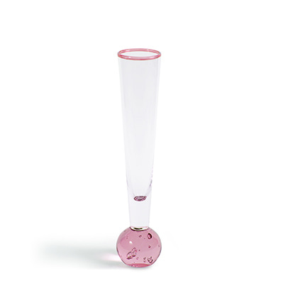 앤클레버링 플루트 화병 핑크 &amp;KLEVERING Vase Flute Pink 꽃병