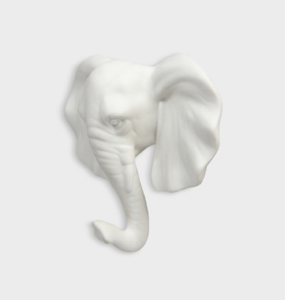 앤클레버링 동물 후크 코끼리 &amp;KLEVERING Hook Elephant White Porcelain hanger