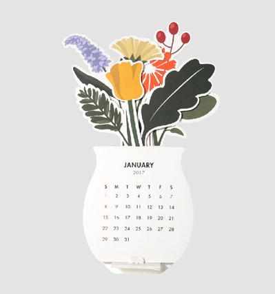 2017 Blooming Calendar Pop