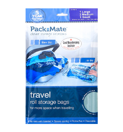 PackMate Travel roll storage bags Mix (혼합4장)