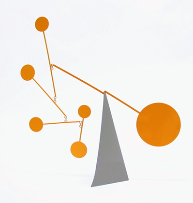 에코워크샵 스탠딩 써클 모빌 Ekko Workshop Standing Circles Orange/Grey