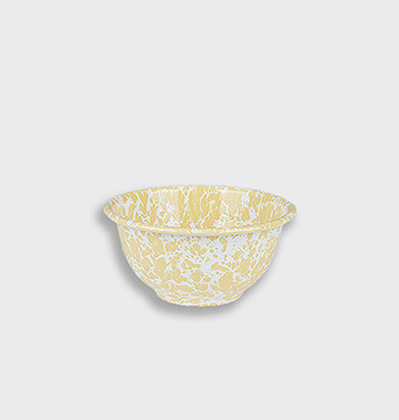 크로우캐년 요거트 보울 옐로우 마블 CrowCanyon Home Yogurt Bowl Yellow Marble