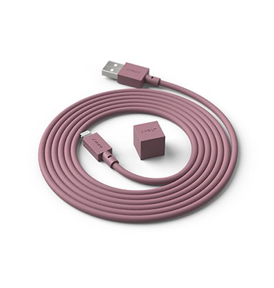 아볼트 케이블 원 러스티 레드 AVOLT Cable 1 Rusty Red 애플 라이트닝 케이블 USB A 타입 1.8m
