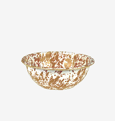 크로우캐년 시리얼볼 새들브라운 마블 CrowCanyonHome Cereal bowl Saddle Brown Marble