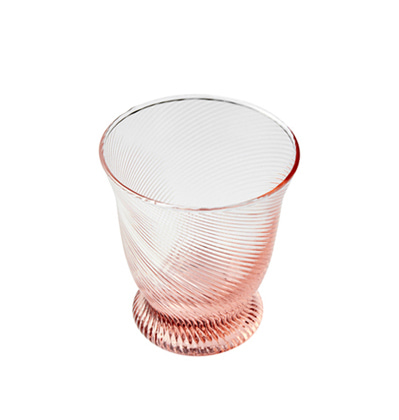 더리빙팩토리 캘리포니아 유리컵 핑크 The Living Factory CA California Cup Glass Pink