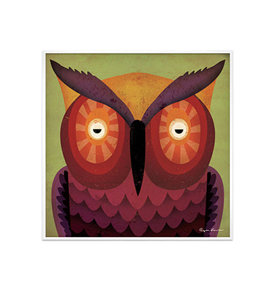 Owl Wow by Ryan Fowler 라이언 파울러 그림액자