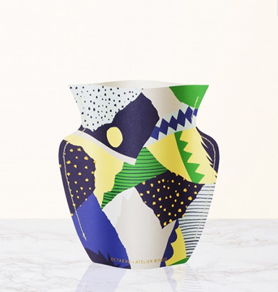 옥타에보 페이퍼베이스 미니 스트롬볼리 Octaevo Paper Flower Vase -- Mini Stromboli