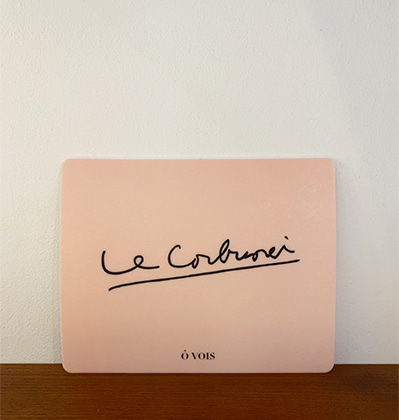 르 코르뷔지에 마우스패드 사인 Le Corbusier Mouse Pad Pink