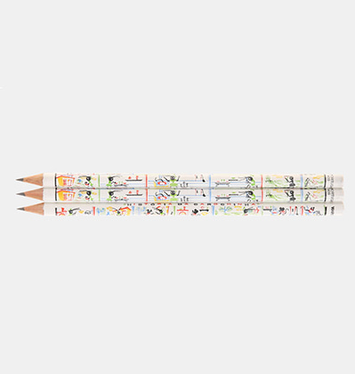 비아르쿠 카로시니하의 역사 연필 Viarco Vintage Pencils Historia da Carochinha 3개 set