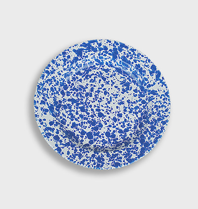 크로우캐년 디너 플레이트 블루 마블 CrowCanyonHome Dinner Plate Blue Marble