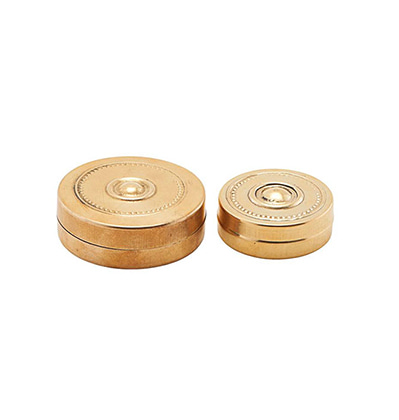 메라키 황동 스토리지 미니 써클 2개 세트 Meraki Storage Mini Brass Circle Set of 2 sizes