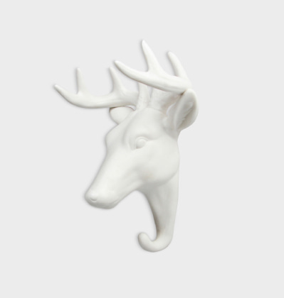 앤클레버링 동물 후크 뿔사슴 &amp;KLEVERING Hook Deer White Porcelain hanger