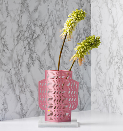 옥타에보 페이퍼베이스 오리아 Octaevo Paper Flower Vase Aurea