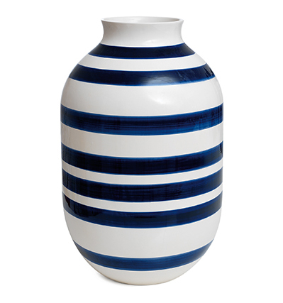 [Kahler] Omaggio Vase Blue H500